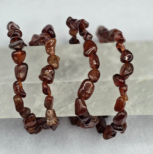 Small Tumble Bracelet - Dark Carnelian