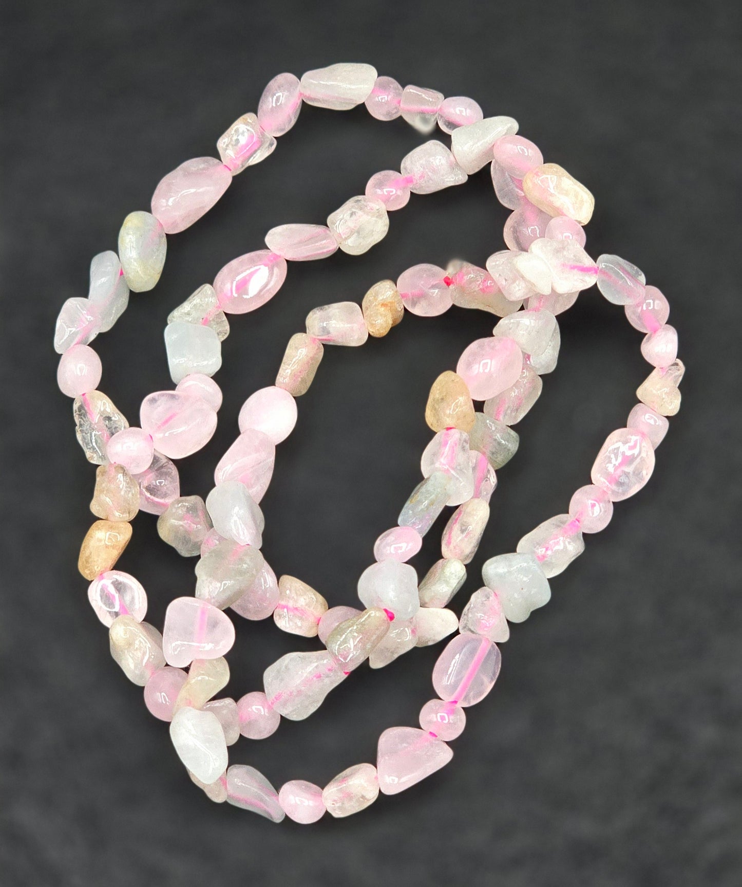 Small Tumble Bracelet - Morganite
