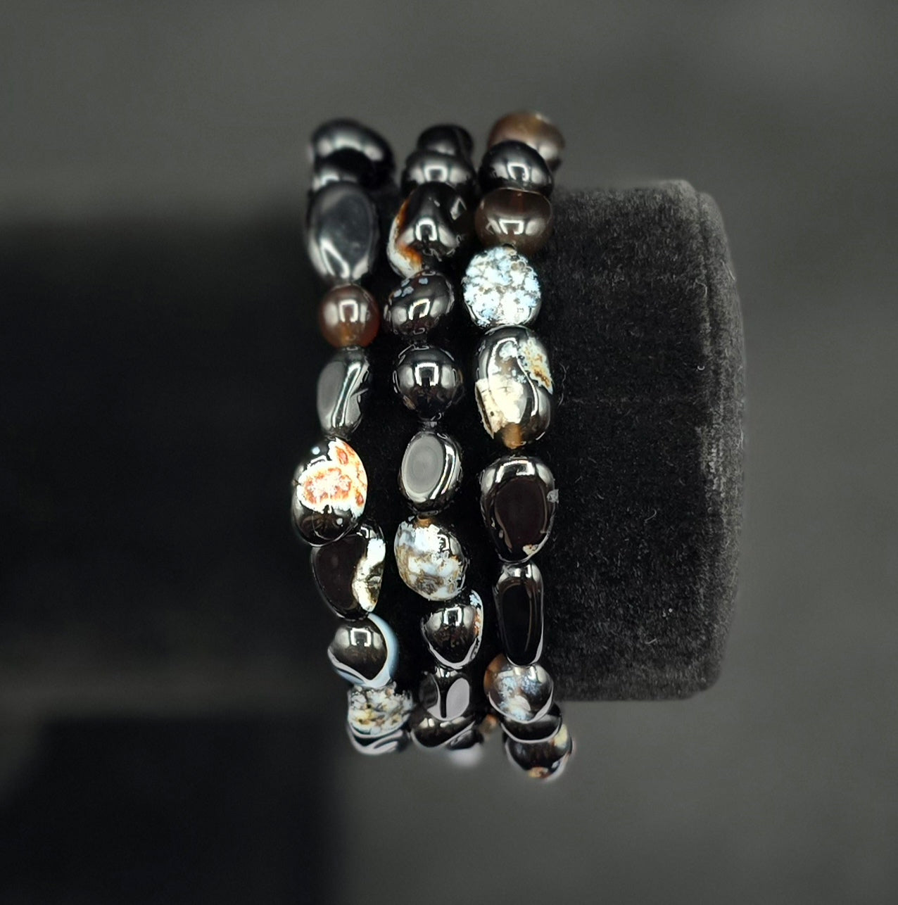 Small Tumble Bracelet - Orca Agate