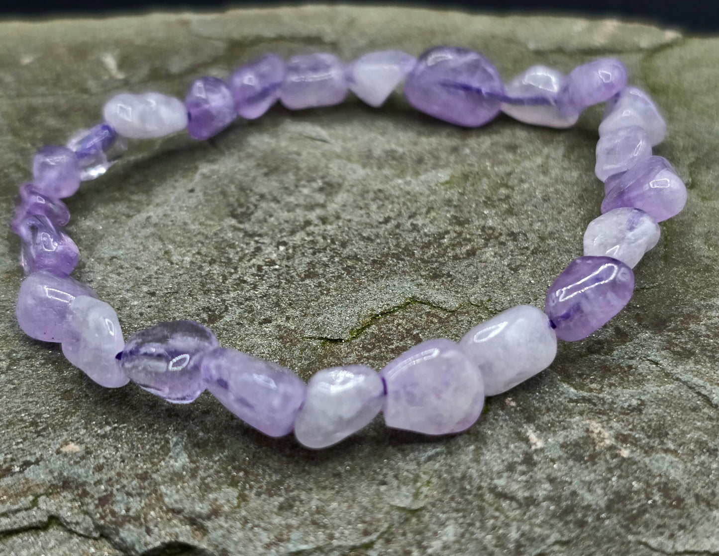 Small Tumble Bracelet - Amethyst