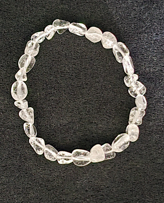 Small Tumble Bracelet - Clear Quartz