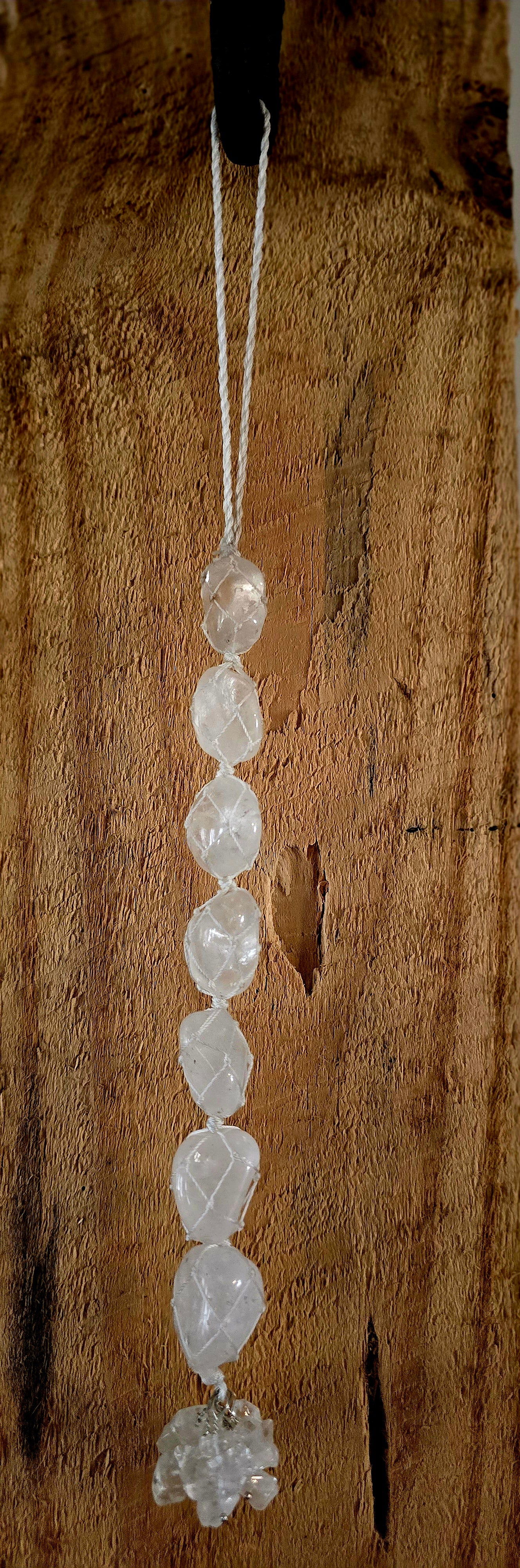 Large Tumble Hanger - Clear Quartz