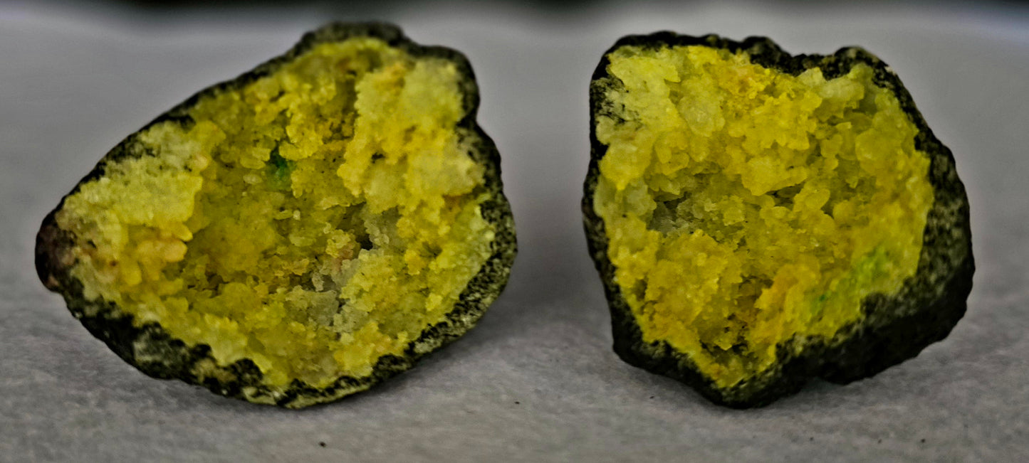 Dyed Crack Geode - Yellow
