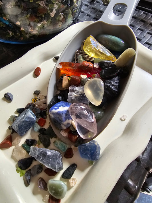 Crystal Tumble Gratitude Scoop