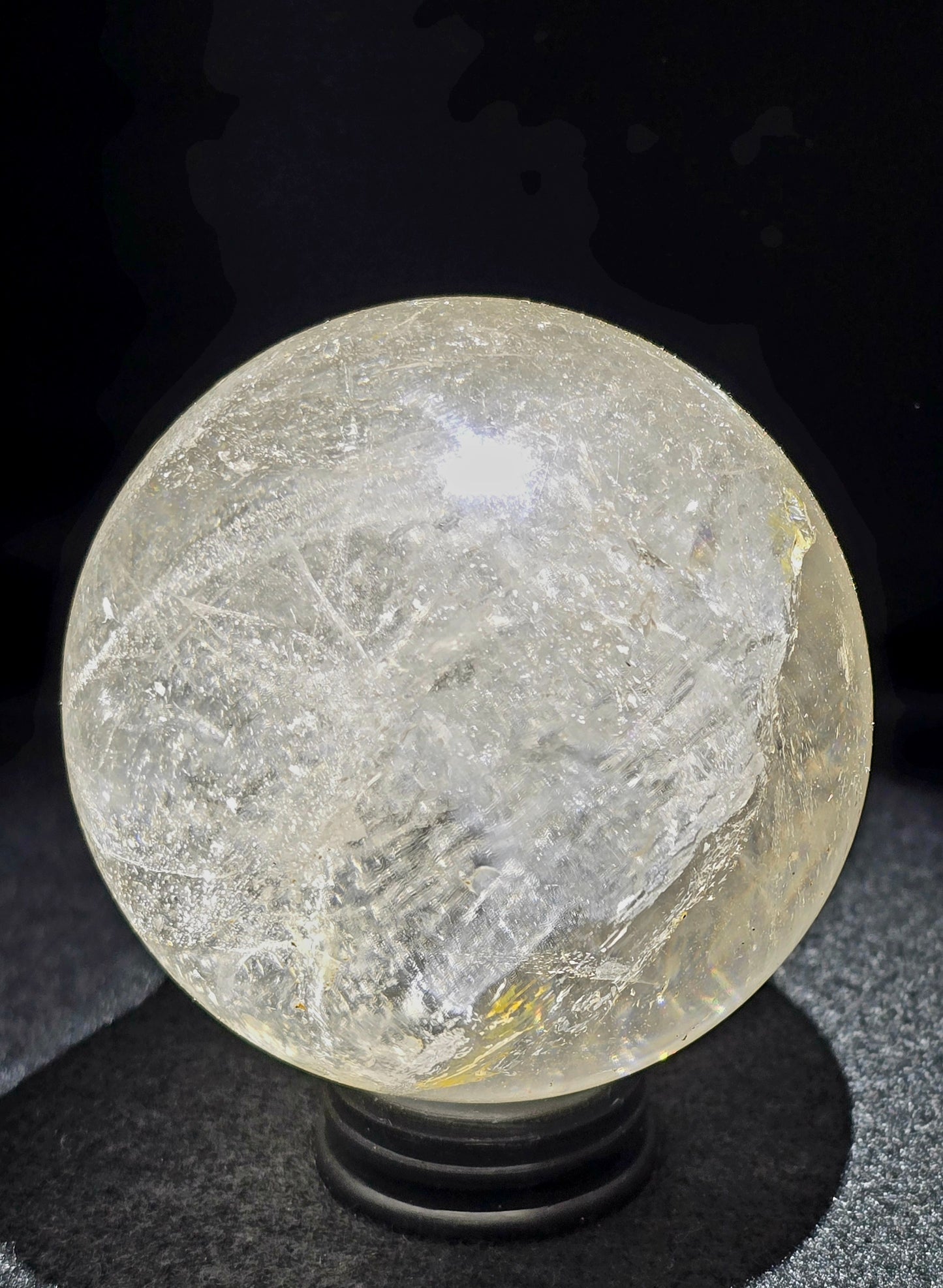 Clear Quartz Sphere 77MM- #1