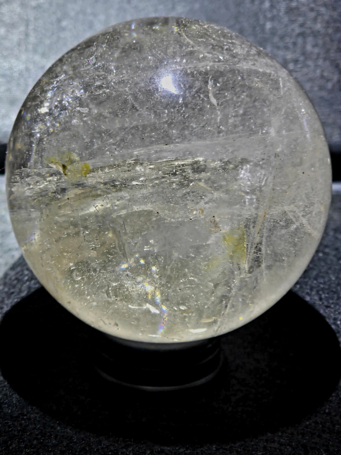 Clear Quartz Sphere 77MM- #1