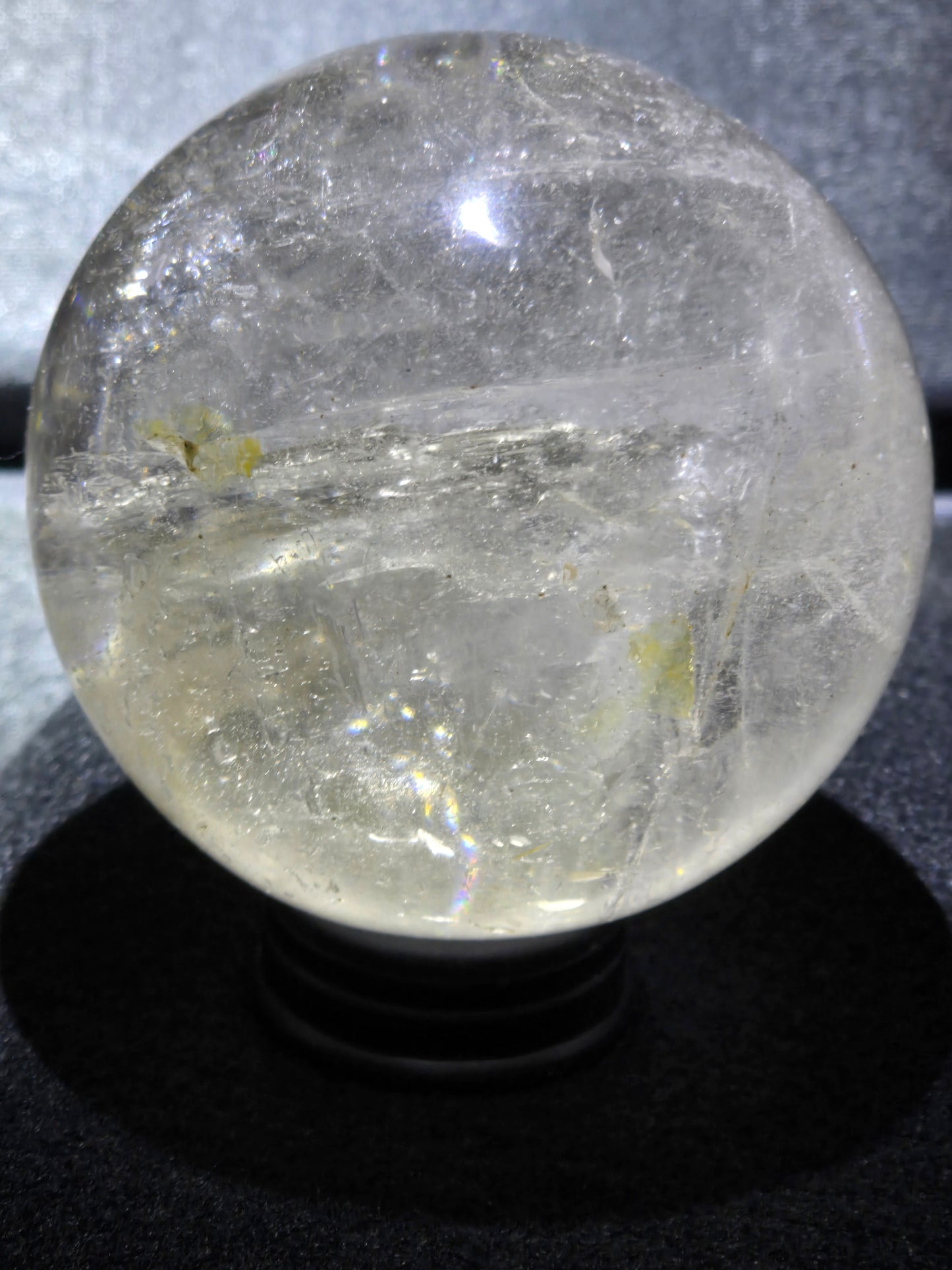 Clear Quartz Sphere 77MM- #1