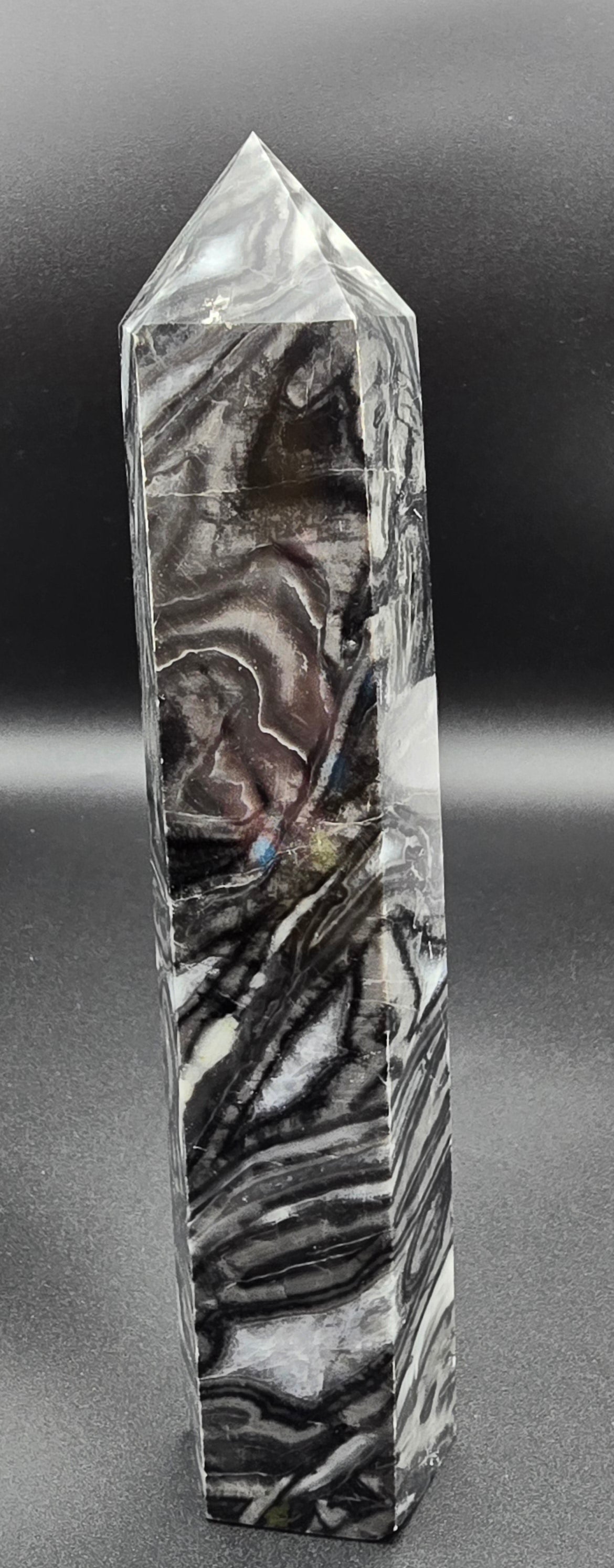 Black Picasso Tower 8 1/2"-#3