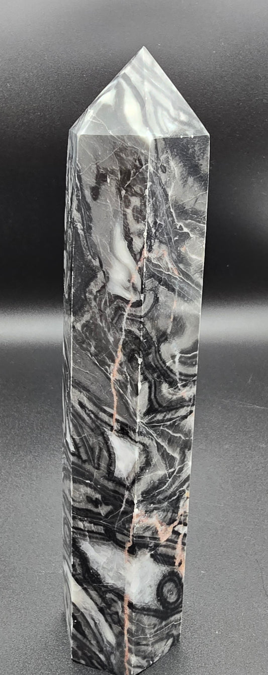 Black Picasso Tower 8 1/2"-#3