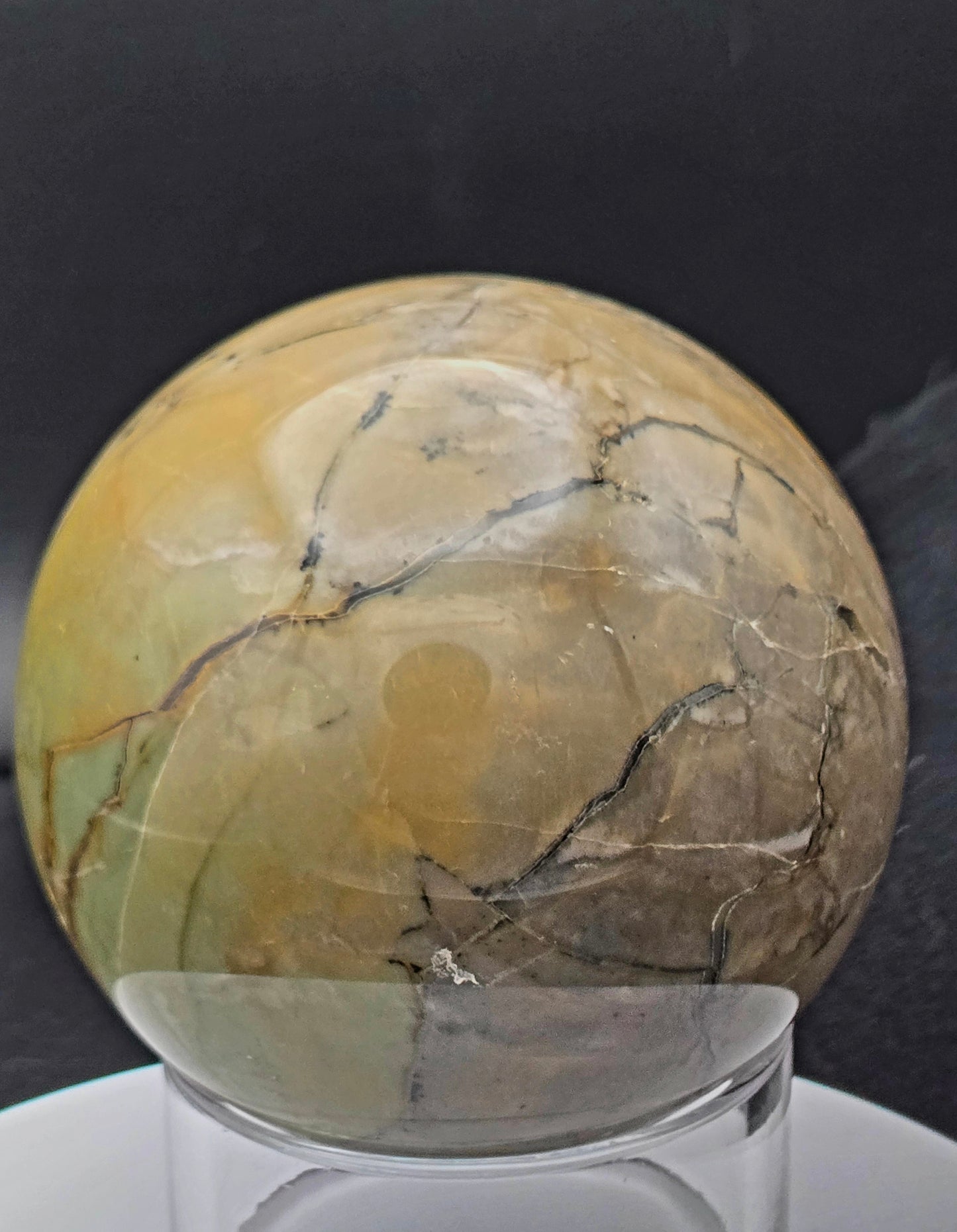 Volcanic Agate Sphere 69MM-#1