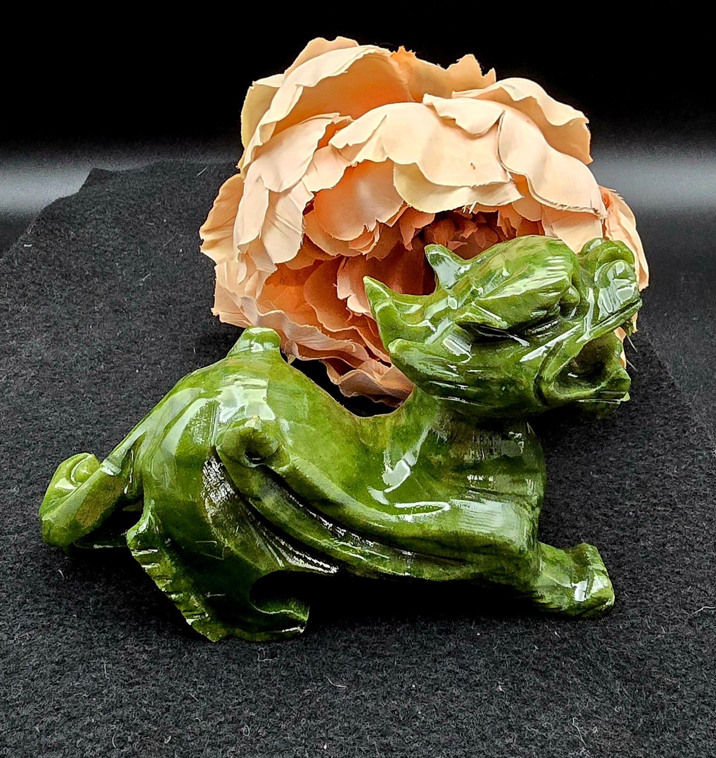 Green Jade Fu Dog