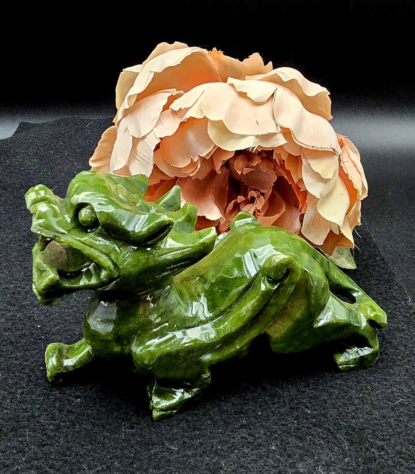 Green Jade Fu Dog