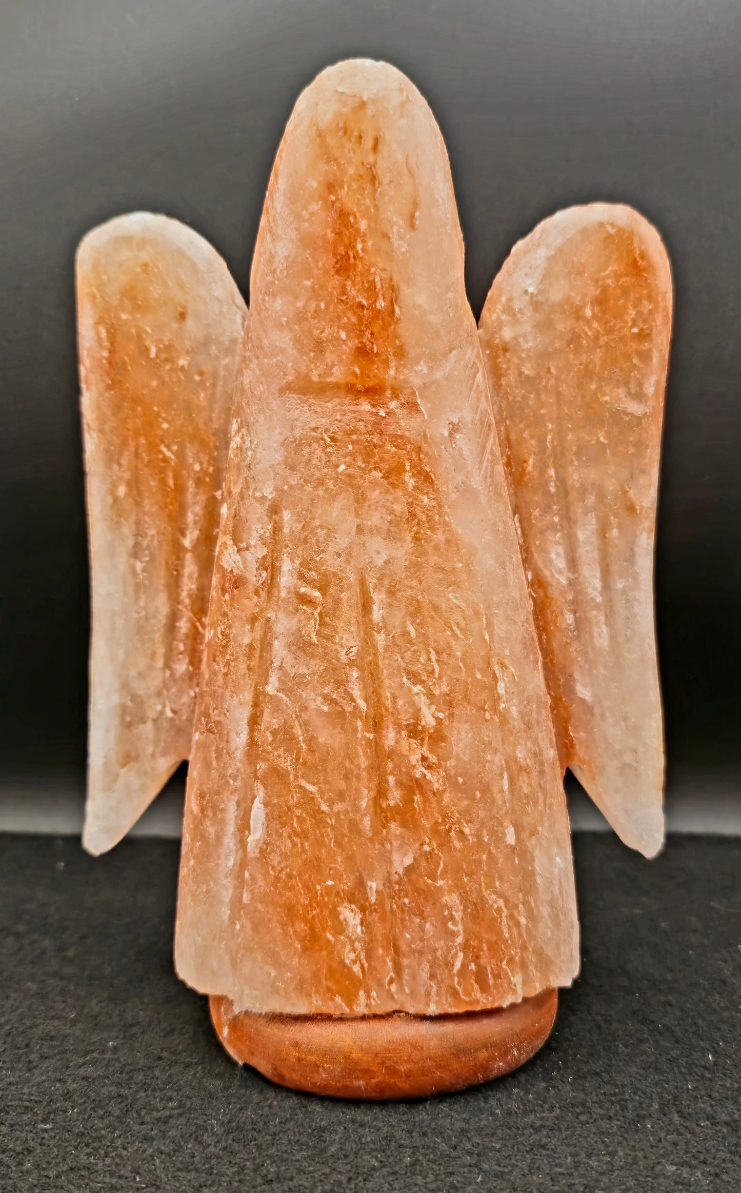 Salt Lamp Pink Angel - 9" H
