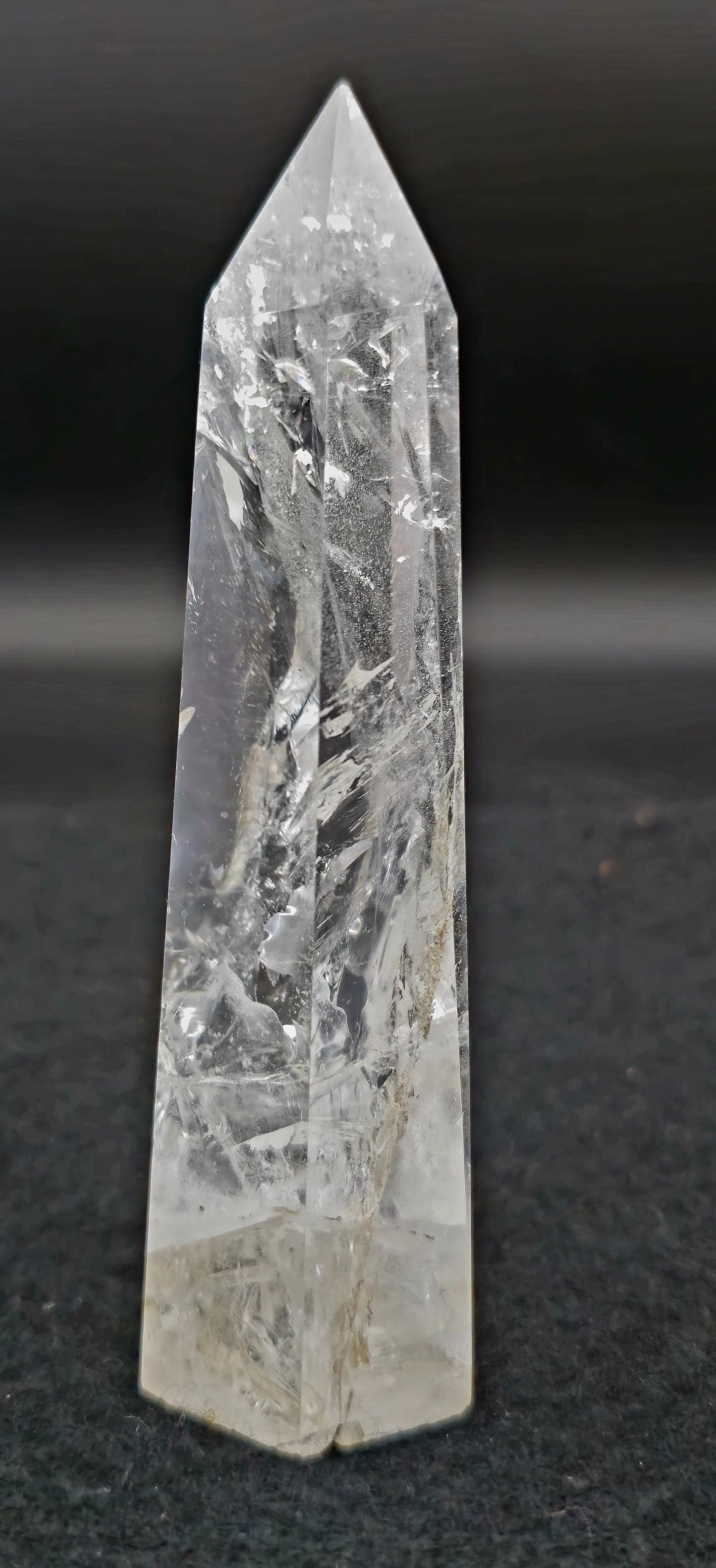 Clear Quartz Tower 4.9"-#3