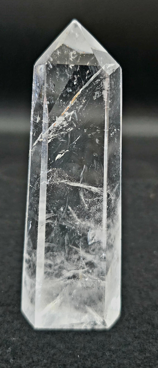 Clear Quartz Tower 4.1"-#1