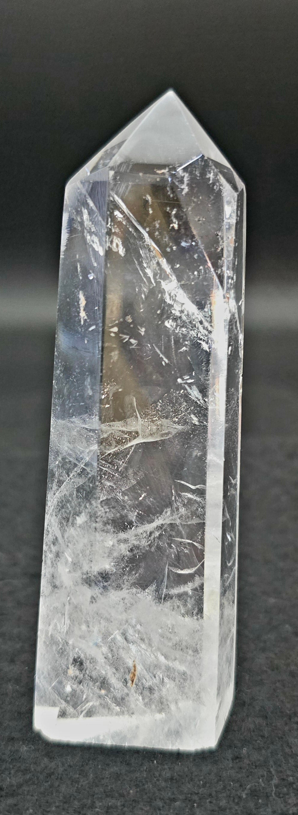 Clear Quartz Tower 4.1"-#1