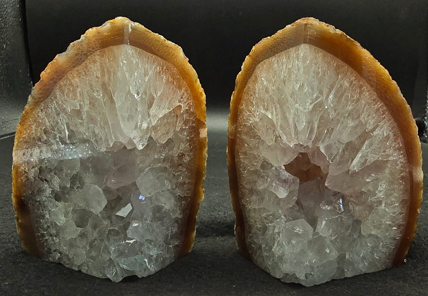 Agate Book End Pair #1