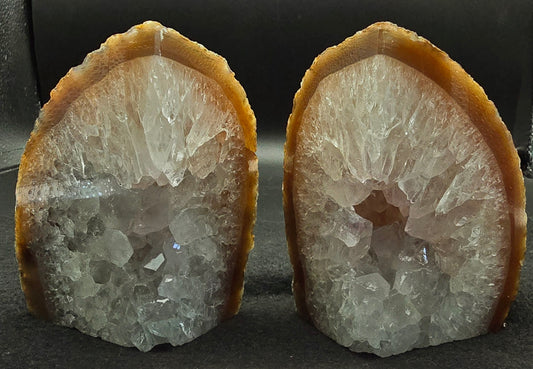 Agate Book End Pair #1