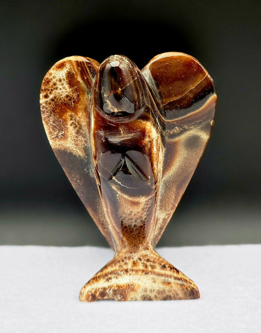 Pakistan Chocolate Onyx Angel 3.5"- #1