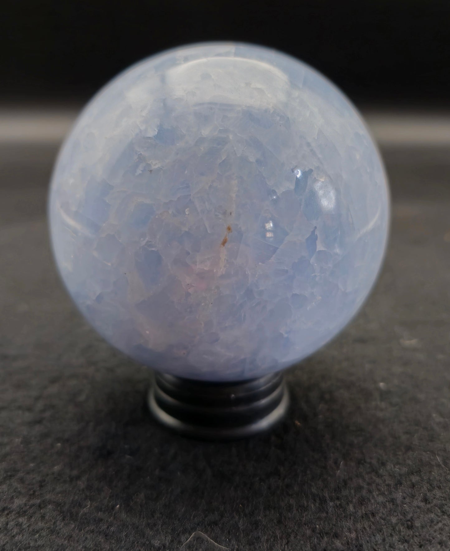 Blue Calcite Sphere 74 MM - #6