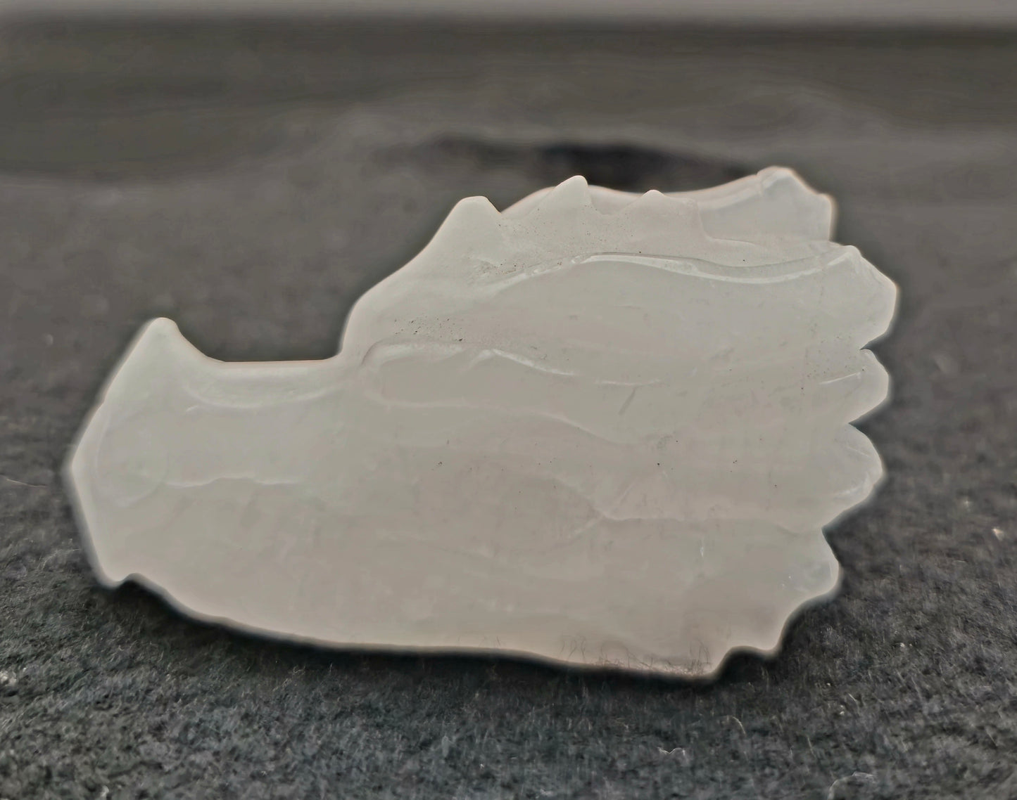 Dragon Head Rose Quartz 2.5"