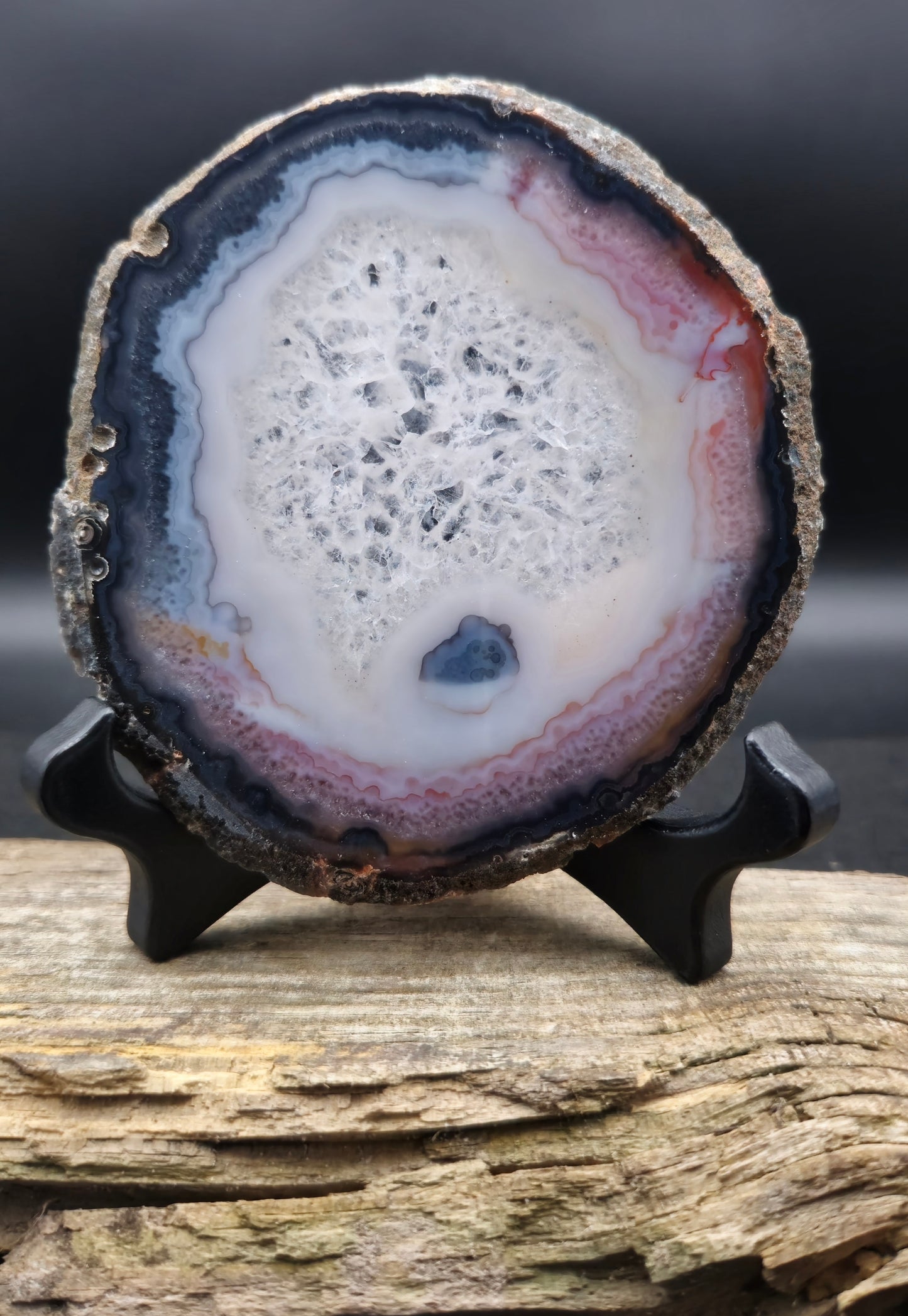 Black Agate Slice