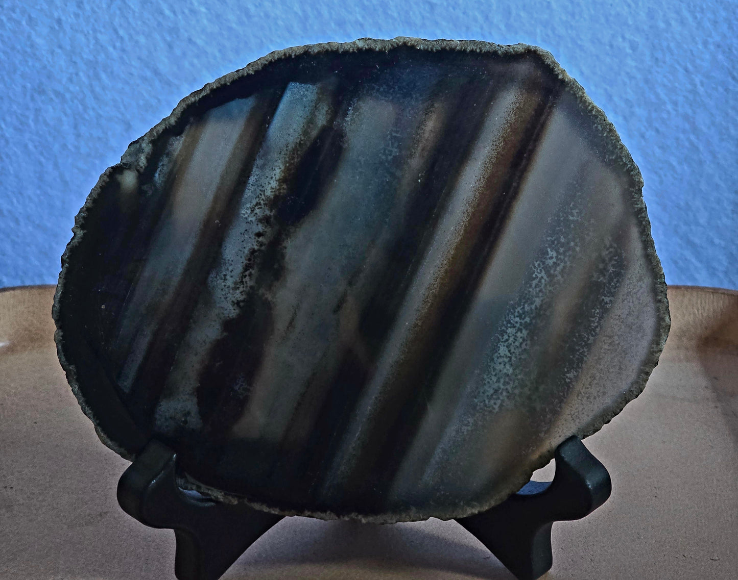 Black Agate Slice