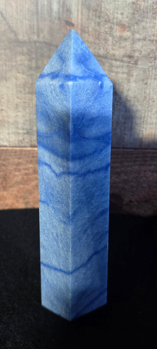 Blue Aventurine Tower 7.5"-#1