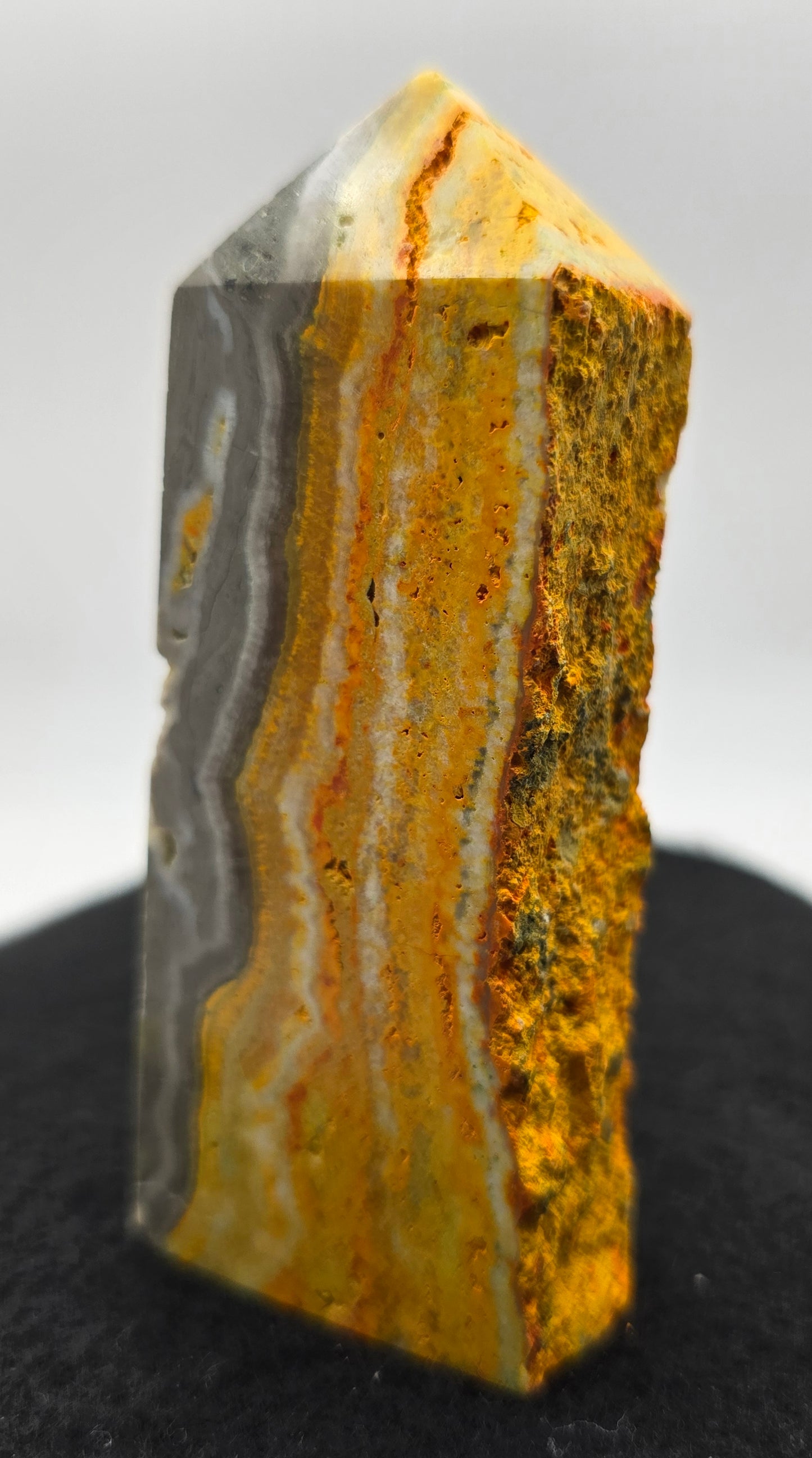 Bumble Bee Jasper Raw Cut Tower 3.8"-#2