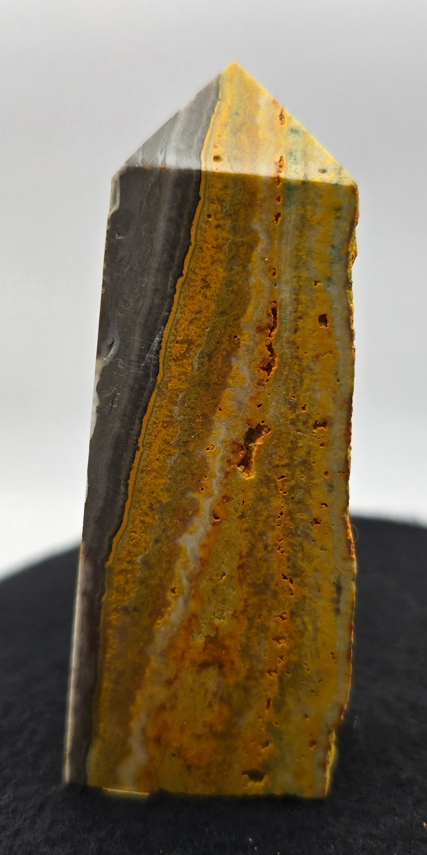 Bumble Bee Jasper Raw Cut Tower 3.9"-#3