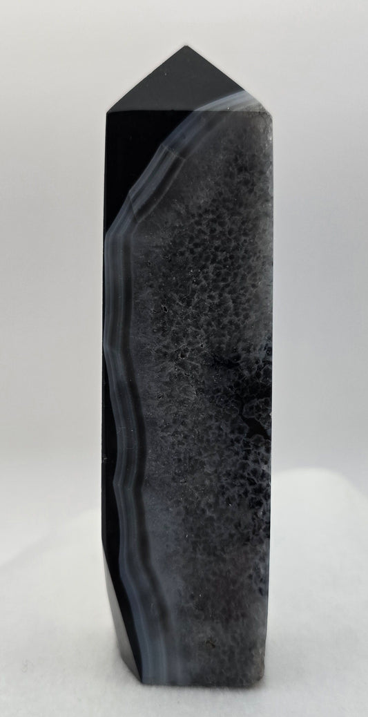 Black Agate Tower 5"-#3