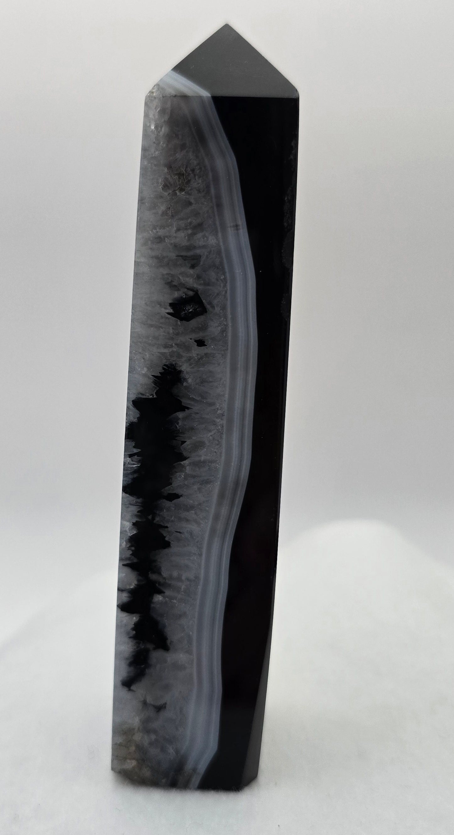 Black Agate Tower 5"-#3