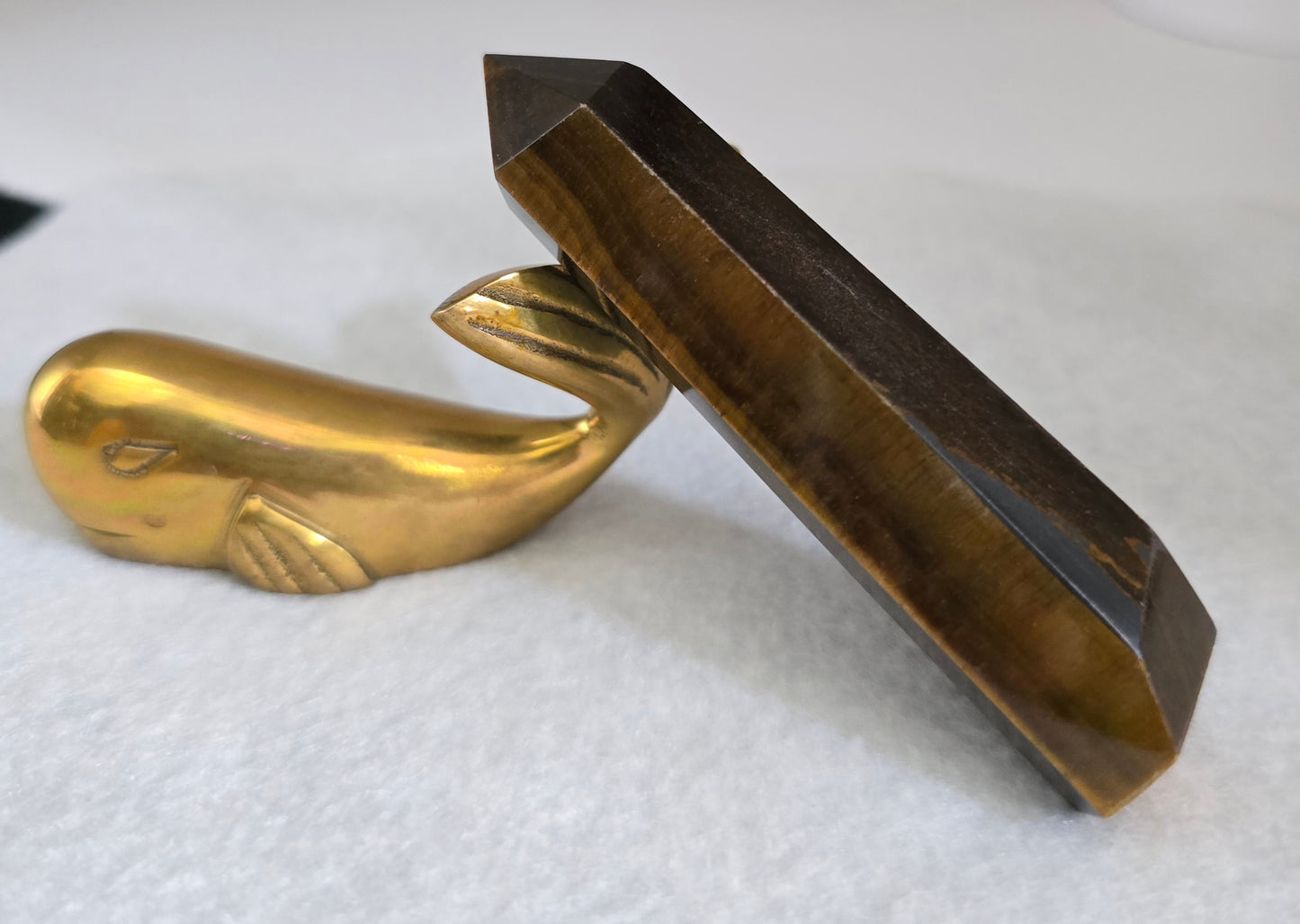 Brown Tiger Eye Tower 3.5"-#4