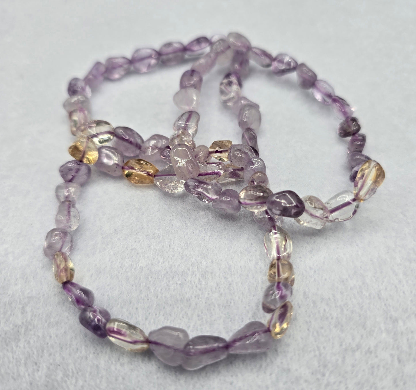 Small Tumble Bracelet -Amitrine