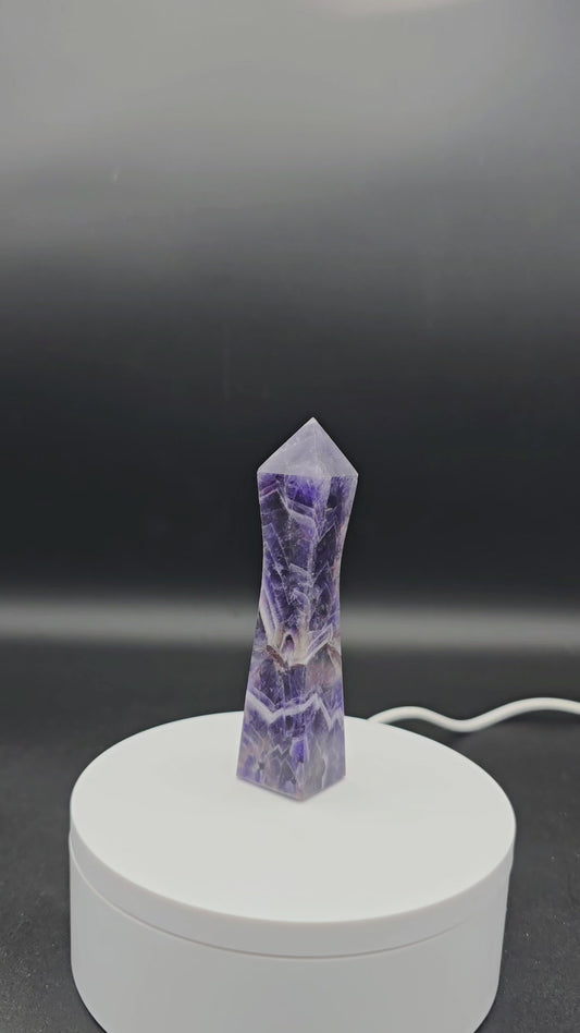 Dream Amethyst Turret Cut 4" #5