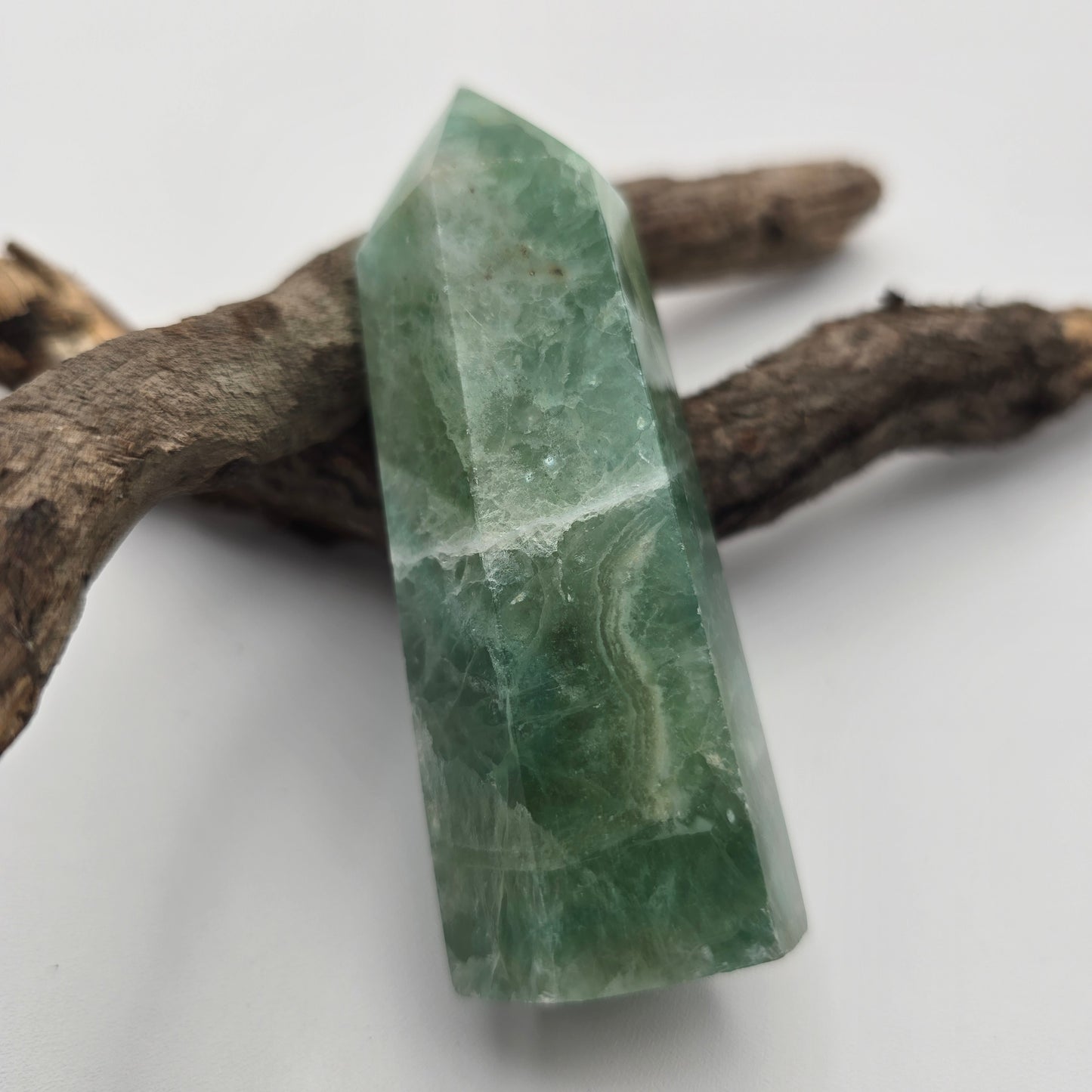 Green Fluorite Tower-3.3" #5