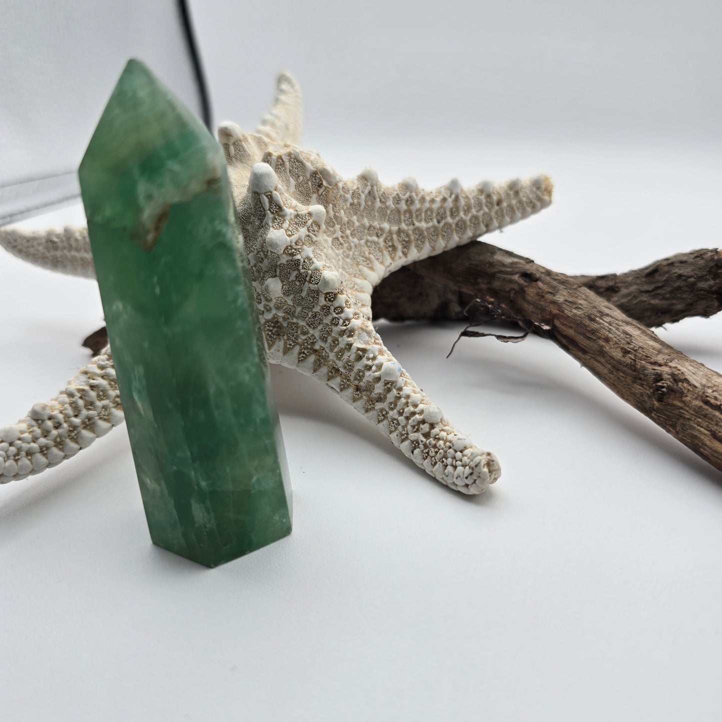 Green Fluorite Tower-3.4" #4