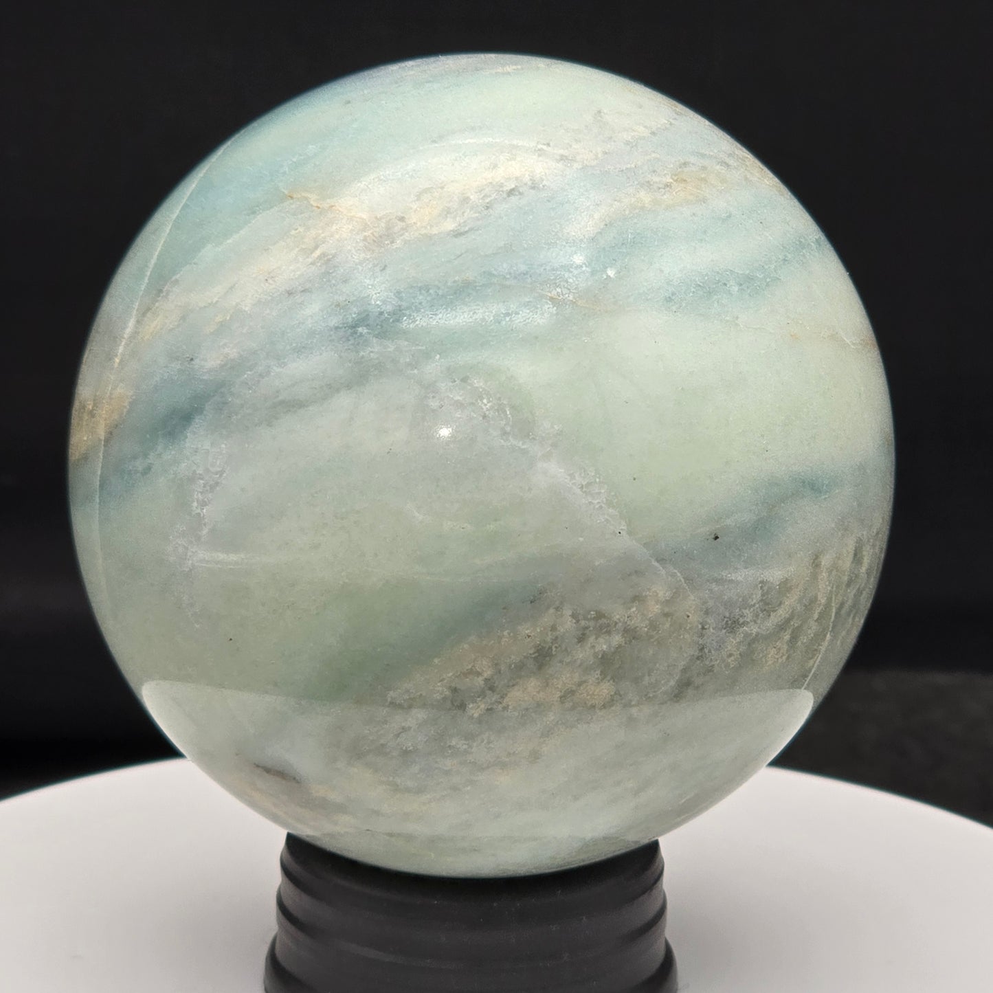 Blue Aragonite Sphere 68MM #2