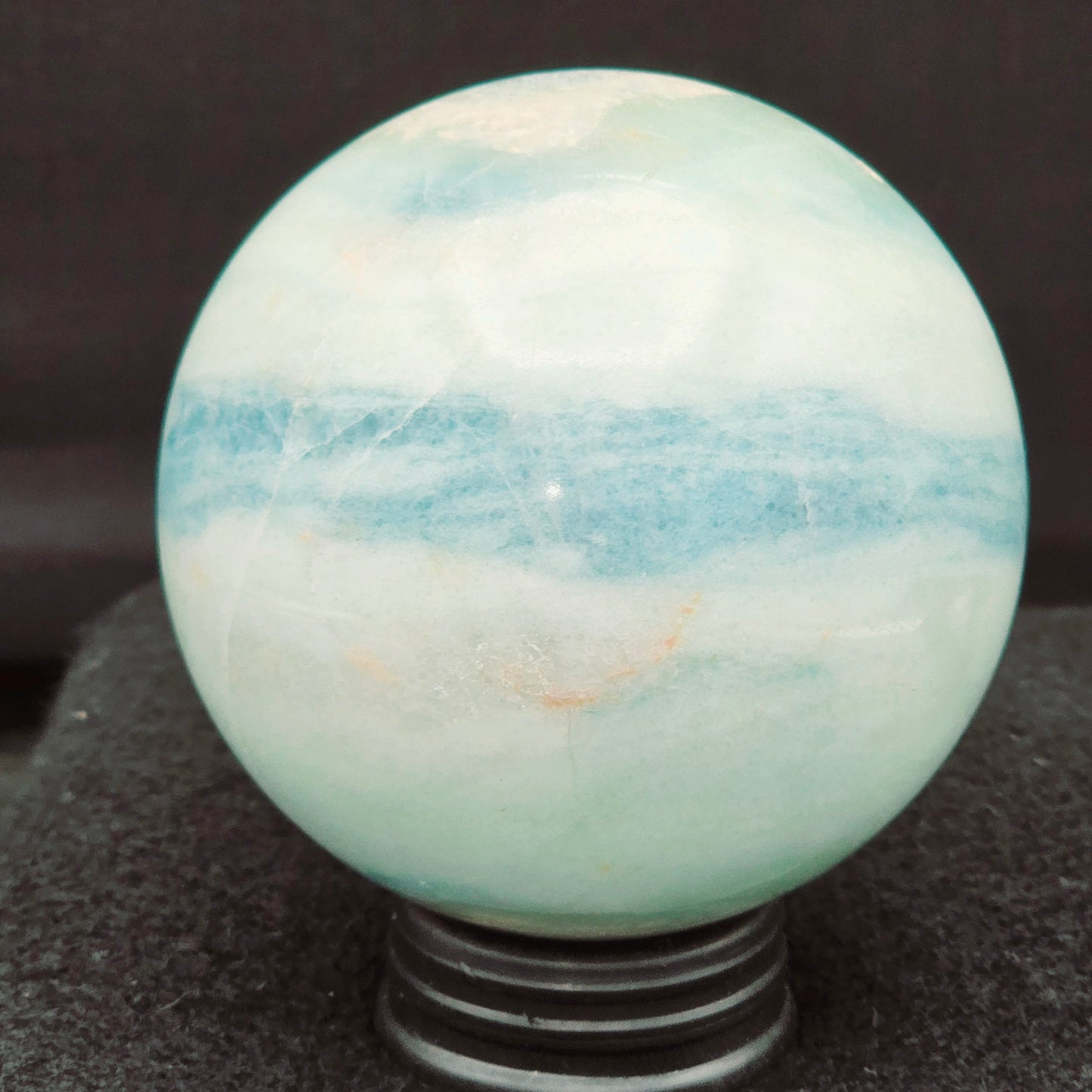 Blue Aragonite Sphere 69MM #1
