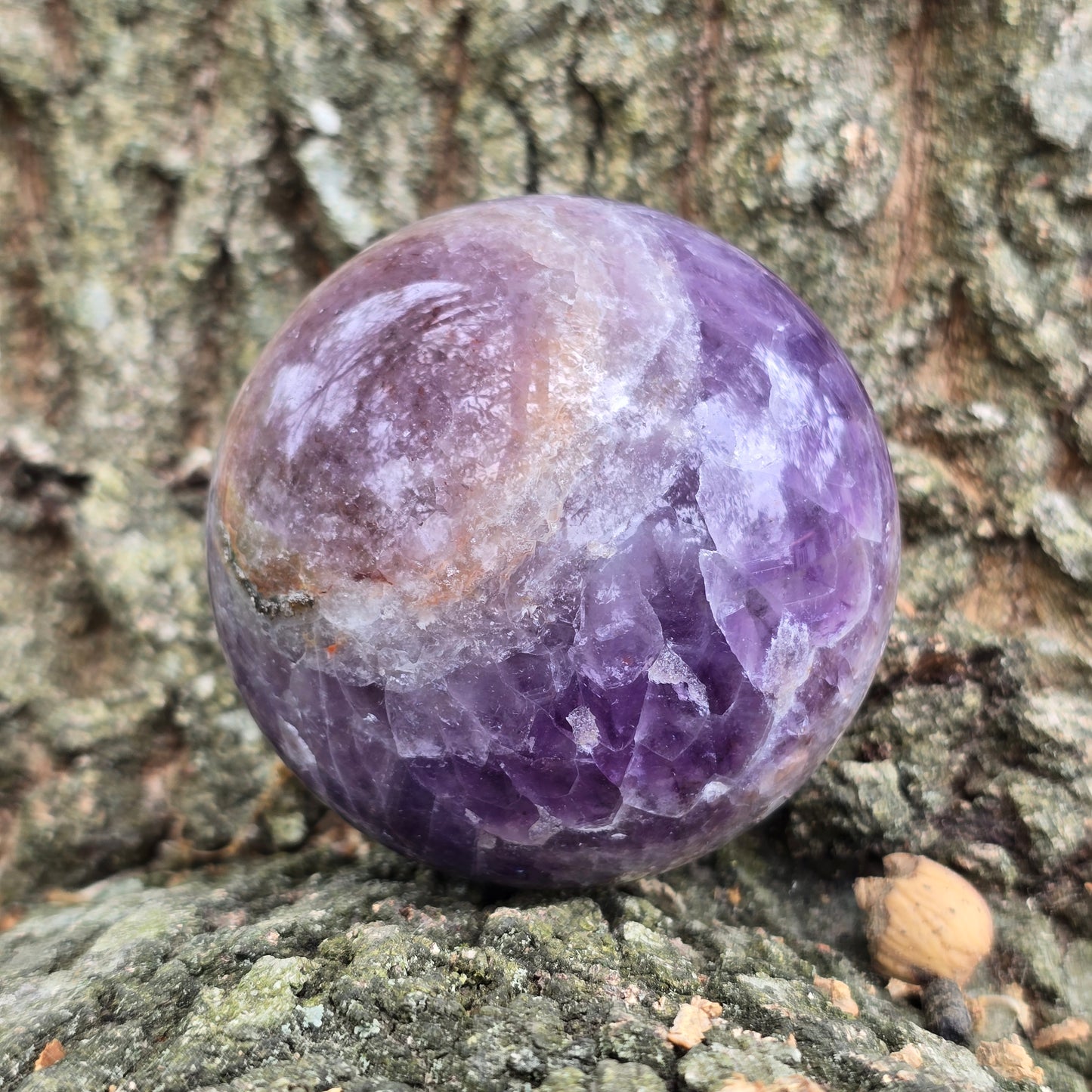 Amethyst Agate Sphere 77.75mm-#1