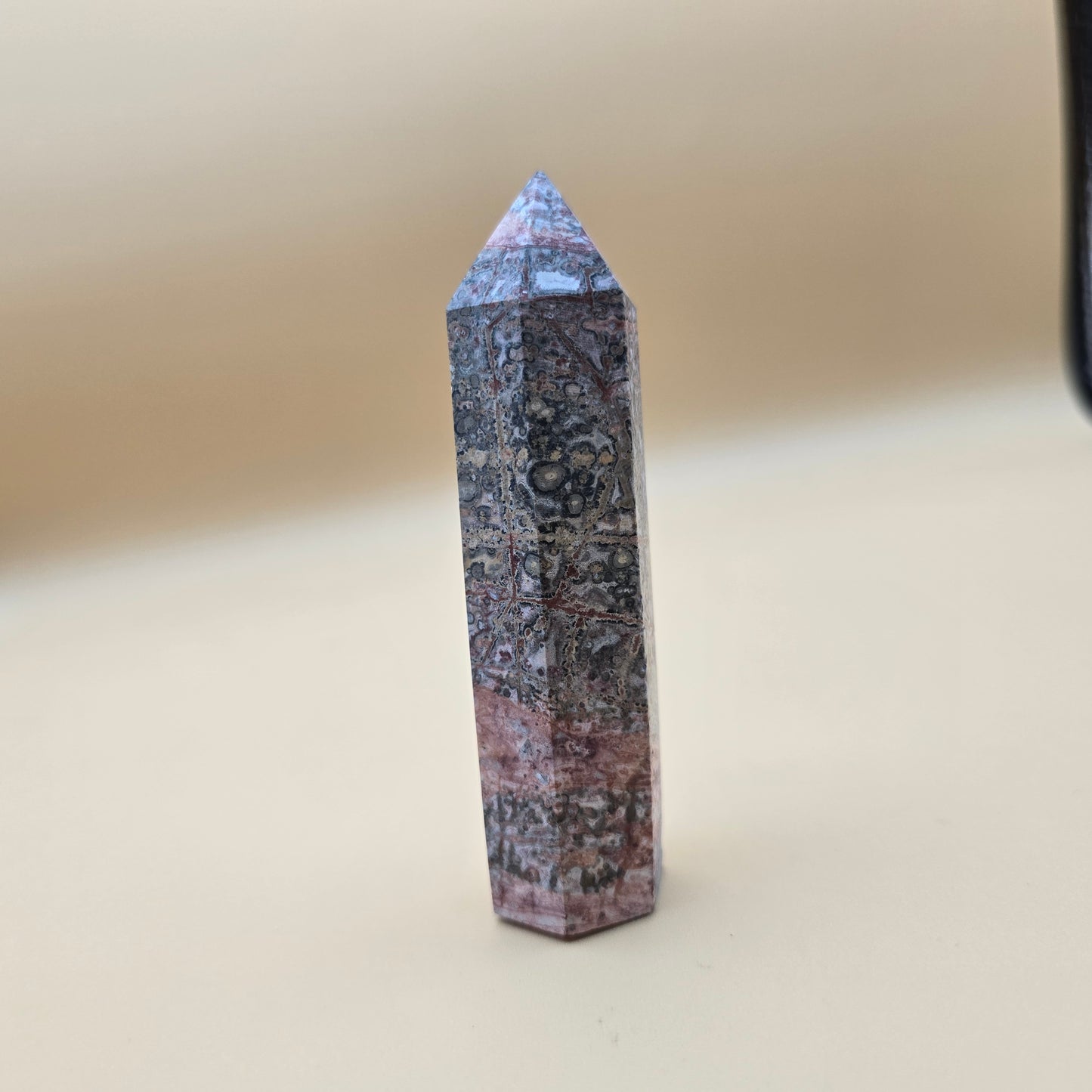 Red Leopard Jasper Tower #3