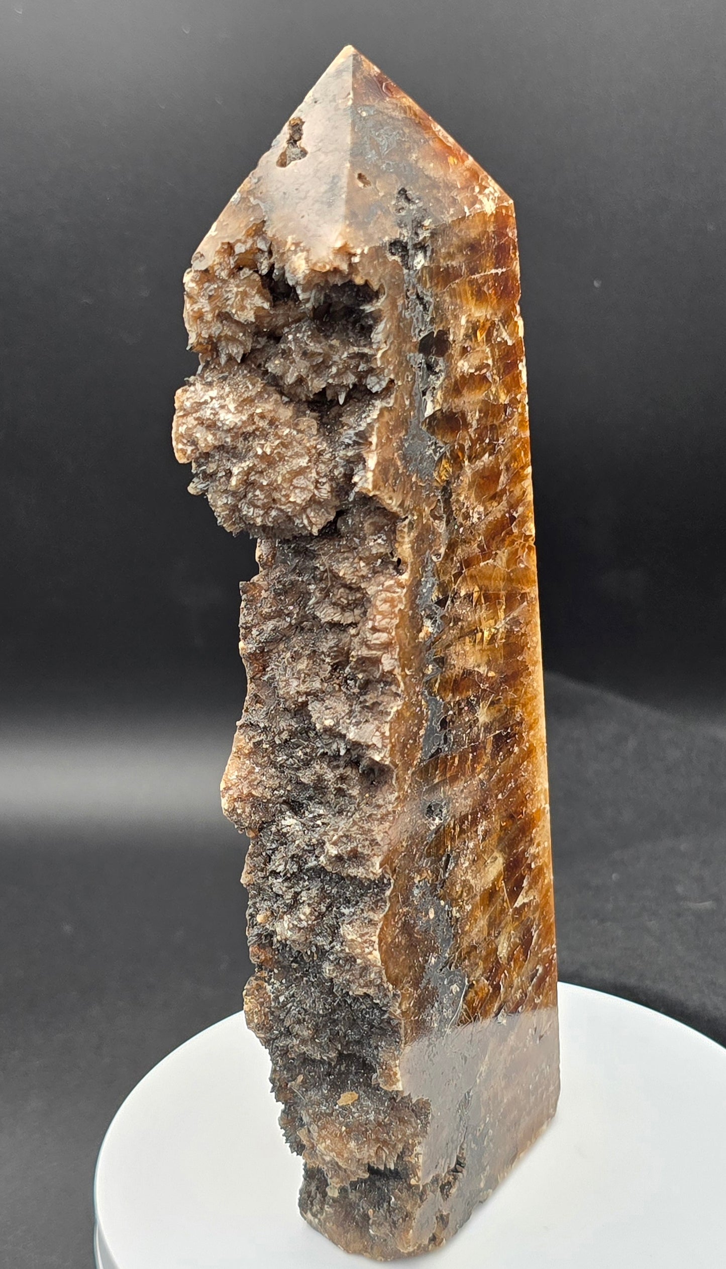 Amber Raw Tower 7"-#6