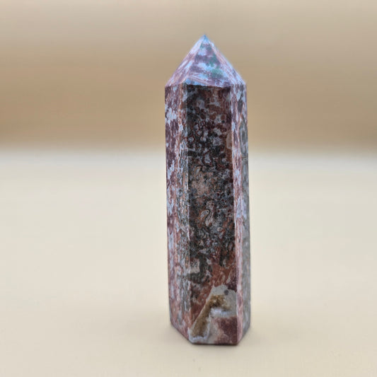 Red Leopard Jasper Tower #2