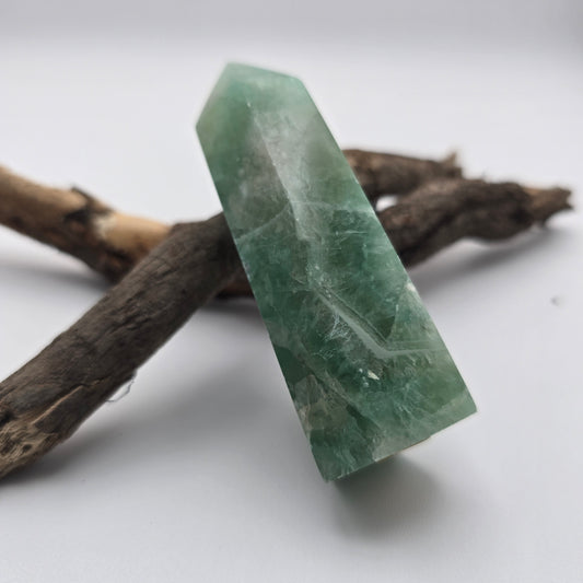 Green Fluorite Tower-3.3" #5