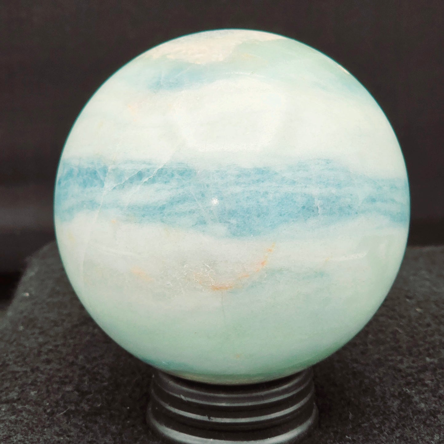 Blue Aragonite Sphere 69MM #1