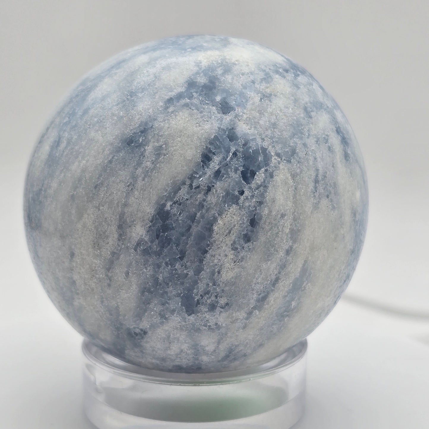 Blue Calcite Sphere 60 MM - #2