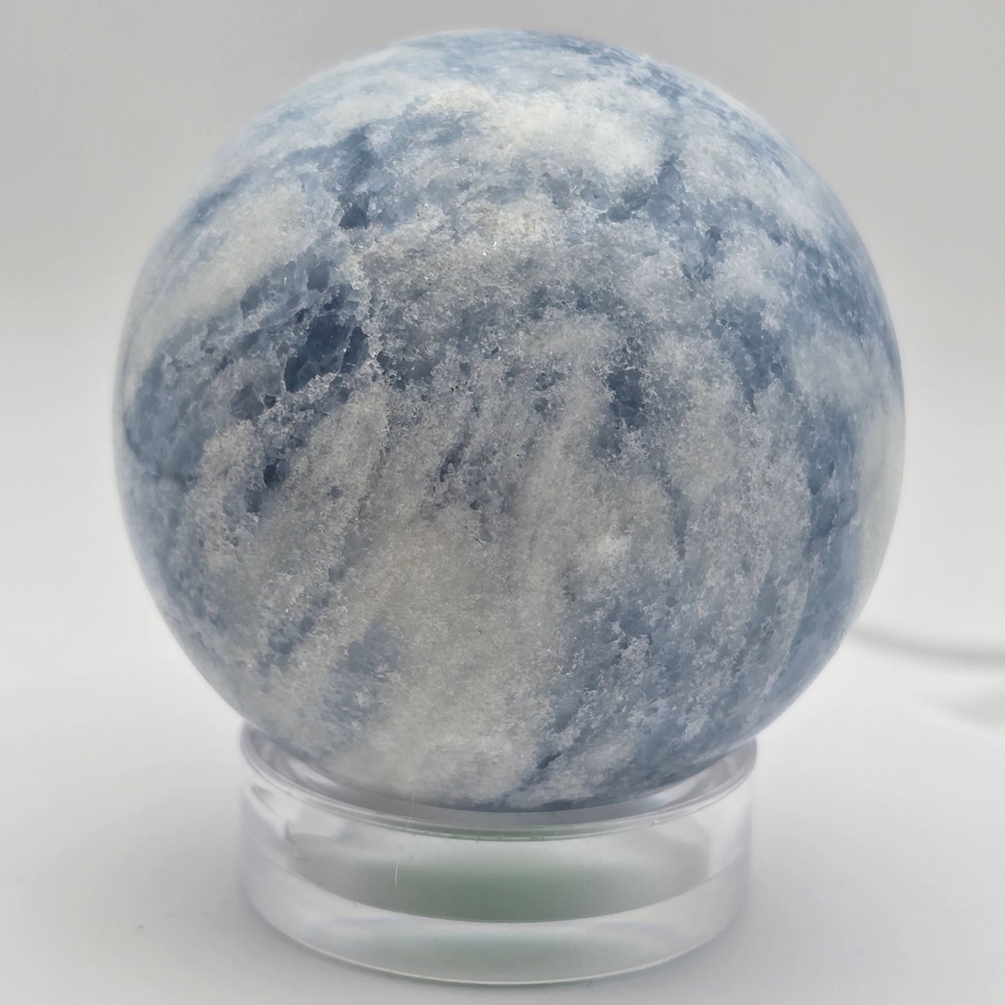 Blue Calcite Sphere 60 MM - #2
