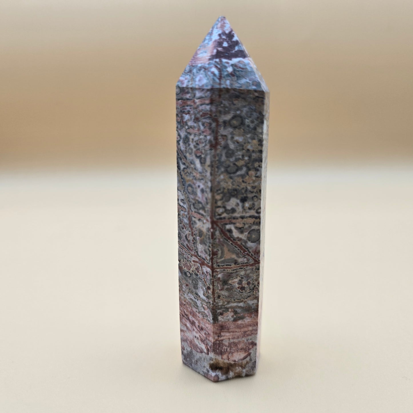 Red Leopard Jasper Tower #3