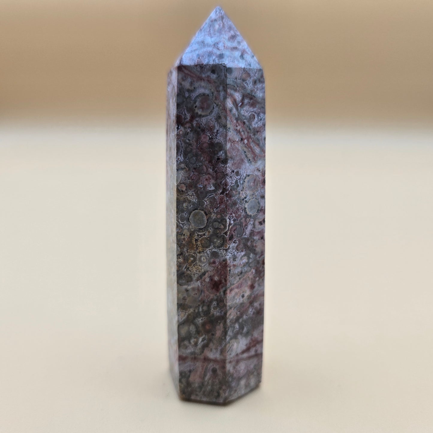 Red Leopard Jasper Tower #1