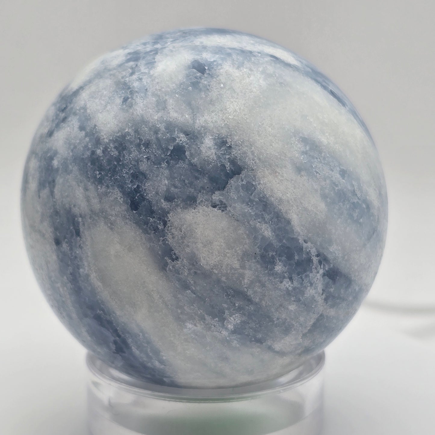 Blue Calcite Sphere 60 MM - #2
